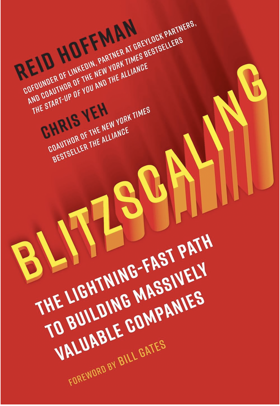 Blitzscaling cover