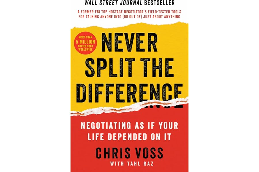 Never Split the Difference: Negotiating As If Your Life Depended On It―Unlock Your Persuasion Potential in Professional and P cover